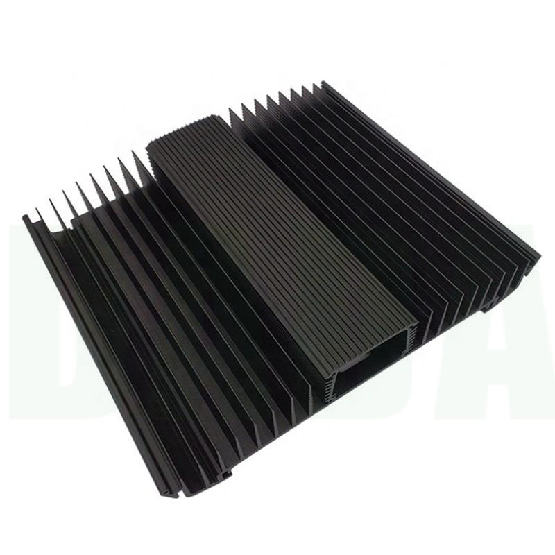 Cooling Aluminum Fins Heat Pipe Heat Sink with Copper Base Plate