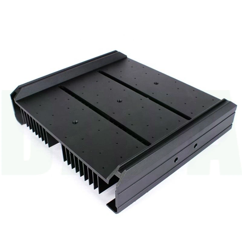 Cooling Aluminum Fins Heat Pipe Heat Sink with Copper Base Plate