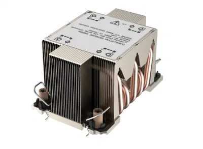 Disipador de calor de aluminio de la CPU del servidor 2u del tubo de calor de la aleta de la cremallera LGA4677 para LGA4677