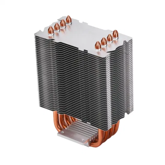 Disipador de calor personalizado de aluminio con disipador de calor Heatpipe de cobre para servidor