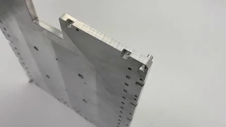 Placa de agua fría líquida de aluminio semiconductor, placa fría de agua con tubo de cobre